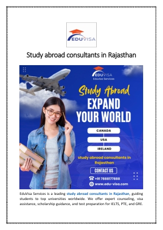 Best study abroad consultants in Jaipur