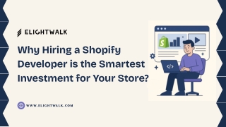 Why Hiring a Shopify Developer is the Smartest Investment for Your Store