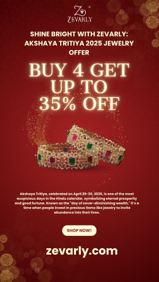Shine Bright this Akshaya Tritiya with Zevarly’s Exclusive Jewelry Offer