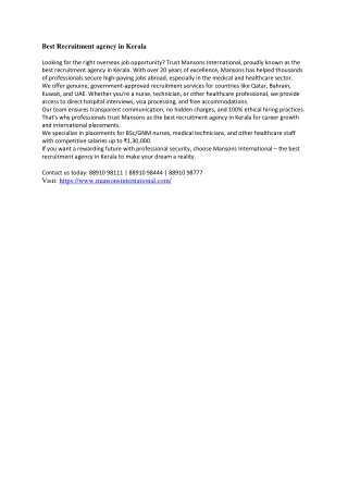 Best Recruitment agency in Kerala (1)