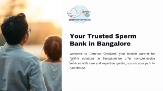 Your Trusted Sperm Bank in Bangalore