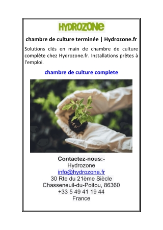 chambre de culture terminée Hydrozone.fr 2