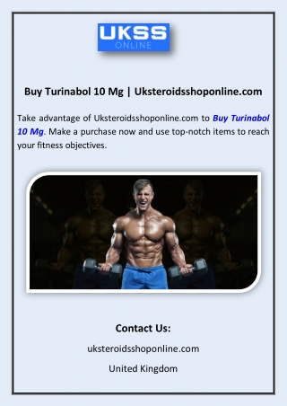 Buy Turinabol 10 Mg | Uksteroidsshoponline.com
