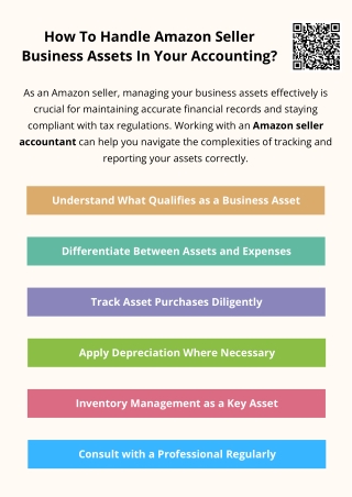 How To Handle Amazon Seller Business Assets In Your Accounting?