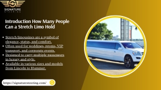 introduction how many people can a stretch limo