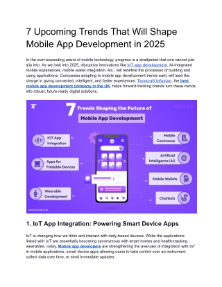 7 upcoming trends that will shape mobile