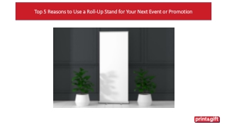 5 Reasons to Use a Roll Up Stand for Your Next Event or Promotion