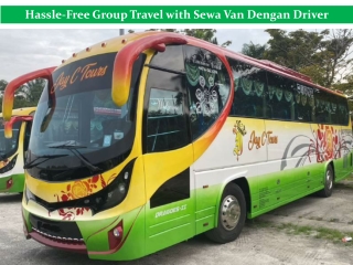 Hassle-Free Group Travel with Sewa Van Dengan Driver