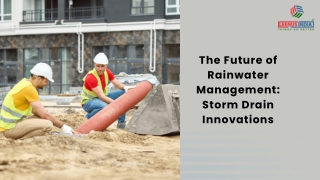 the future of rainwater management storm drain