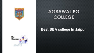Best BBA college In Jaipur