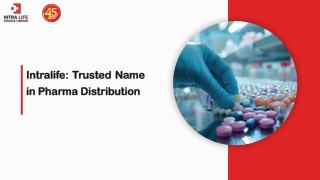 Trusted Pharmaceutical PCD Company in Panchkula – Intralife