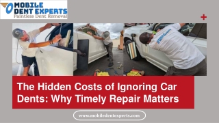 Paintless Dent Removal Irvine CA