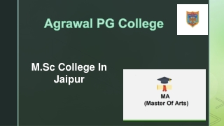M.Sc College In Jaipur