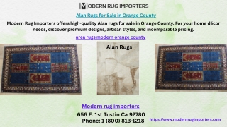 Alan Rugs for Sale in Orange County