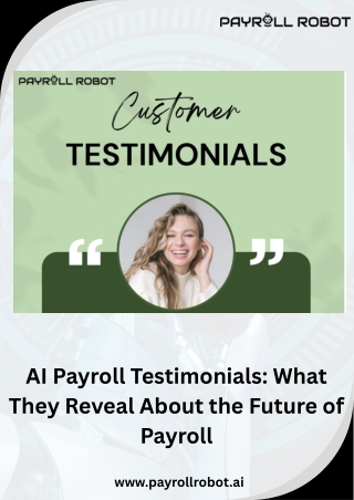 ai payroll testimonials what they reveal about