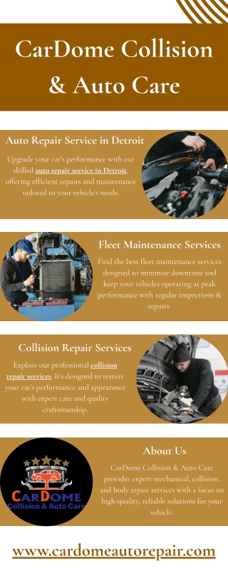Auto Repair Service in Detroit