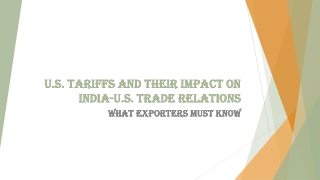 U.S. Tariffs