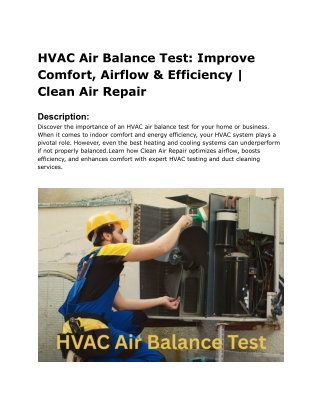 HVAC Air Balance Test (1)
