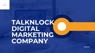 Digital marketing and podcast production services by talknlock