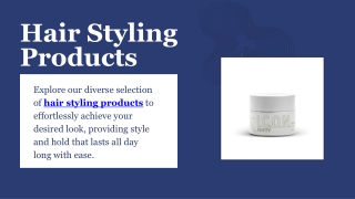 Hair Styling Products
