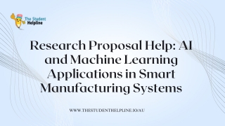 research proposal help ai and machine learning