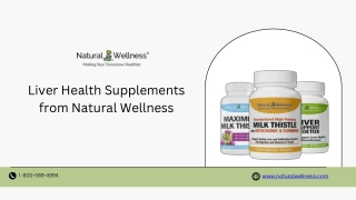 Liver Health Supplements from Natural Wellness - www.naturalwellness.com