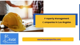 Property Management Companies in Los Angeles - bessaproperties.com