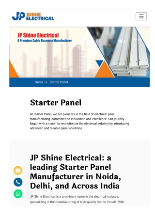 Starter Panel