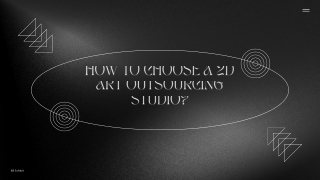 How to Choose a 2D Art Outsourcing Studio?