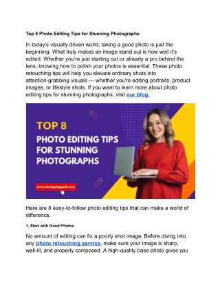 Unleash Your Creativity with These Pro-Level Editing Tricks for Eye-Catching Images.
