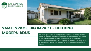 small space big impact building modern adus