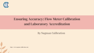 ensuring accuracy flow meter calibration