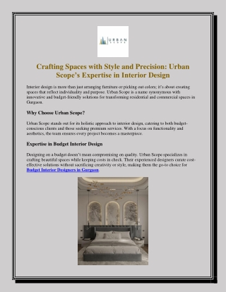crafting spaces with style and precision urban