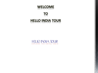welcome to hello india tour