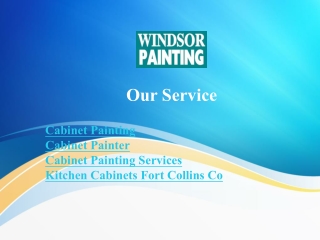 Cabinet Painting