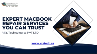 Expert MacBook Repair Services You Can Trust