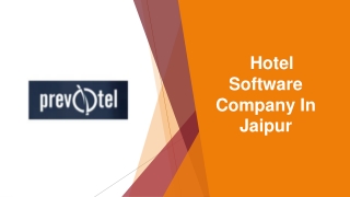 Hotel Software Company In Jaipur