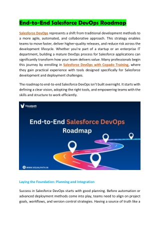 Salesforce DevOps Online Courses - Salesforce DevOps Course