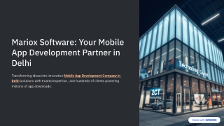 Top Mobile App Development Company in Delhi: Shaping the Future