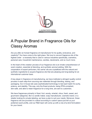 Top Floor Cleaner Fragrance Manufacturer in India