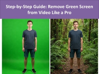 Step-by-Step Guide Remove Green Screen from Video Like a Pro