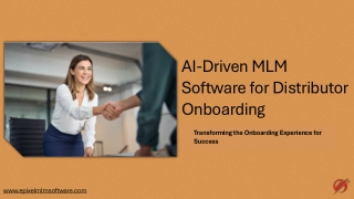 Effective Distributor Onboarding with AI-Integrated MLM Software