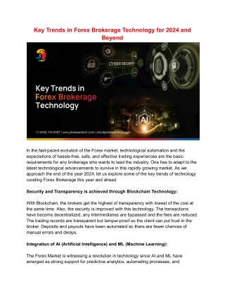 key trends in forex brokerage technology for 2024