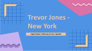 Trevor Jones - New York - A Productivity Enhancer