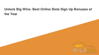 Unlock Big Wins_ Best Online Slots Sign Up Bonuses of the Year