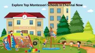 Montessori schools in Chennai