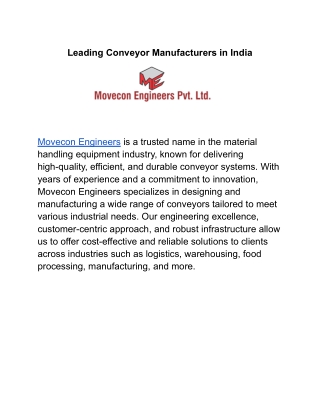 Movecon Engineers