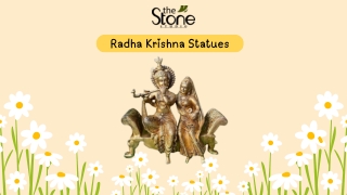 radha krishna statues