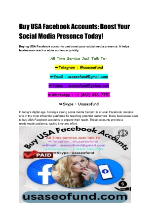Buy USA Facebook Accounts_ Boost Your Social Media Presence Today