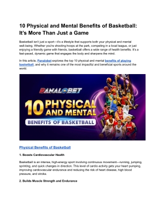 10 Physical and Mental Benefits of Basketball_ It’s More Than Just a Game